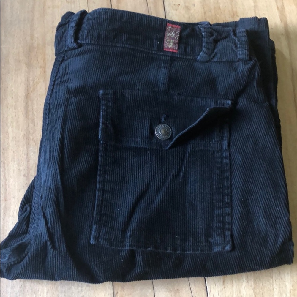 Black cord jeans